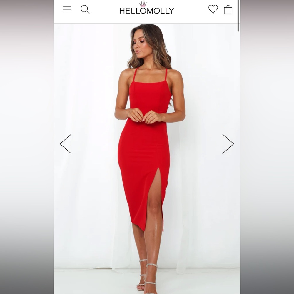 HELLO MOLLY MIDI DRESS